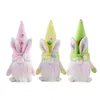 Pasen Party Faceless Gnome Konijn Doll Handgemaakte Herbruikbare Woondecoratie Spring Bunny Ornamenten Kindergiften