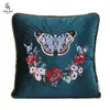 Luxurious designer animal pattern Cushion Decorative Pillow case exquisite embroidery velvet material cover and 7 colors and patterns