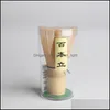 Brosses Teaware boo Cérémonie Bambou Matcha Pratique Poudre Café Vert Japonais Thé Fouet Brosse Scoop Dro