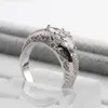 Bröllopsringar Wyjzy Exquisite Fashion Gothic Style Mainstream Ring for Women Ladies Engagement Jewelry2861647