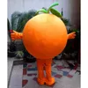 Performance Orange Fruit Costume De Mascotte Halloween Noël Fantaisie Fête Personnage De Dessin Animé Tenue Costume Adulte Femmes Hommes Robe Tenue Carnaval Unisexe Adultes Tenue