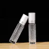 10ml de bouteilles de rouleaux essentiels essentiels non glissants rouleaux de verre vides sur l'huile essentielle de la bouteille de parfums Essence Conteneur DAP399