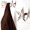 New arrival Star Coat hook Creative Ninja darts decorative Metal hooks for clothes wall coat hanger