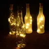 2M Solaire à LED à LED String Light Copper Wire Bottle Lampe d'extérieur pour la maison de vacances Décor de jardin - coloré