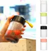 Smooth Cup Rim Sport Supplies Cylinder-shaped Good Sealing Glass Water Bottle for Cycling Y0915