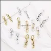 Jewelryfashion Übertriebene Ketten Ohrringe Frauen Golden B Lange Kette Ohrstecker Ins Earringi Drop Lieferung 2021 Krvnt