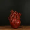 Wazony Nordic Style Wazon Żywica Anatomiczne Kształt serca Kwiat Strona główna Sztuka Rzeźba Desktop Plant Decor Decor
