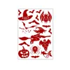 Halloween Dynia Nietoperz Naklejka Ścienna Dekoruje Hallowmas Spider Fear Drzwi Naklejki Kreator Kapelusz Świętować Party Rekwizyty Decor BH4900 Wly