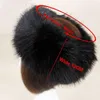 Beanie Kafatası Kapakları Kış Kadın Moda Rus Kalın Sıcak Beanies Kabarık Sahte Sahte Sahte Kürk Şapka Boş Top Headscarf Olmadan 273T