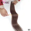 AliMagic Invisible Tape In Extension de Cheveux Remy Peau Humaine Trame Vierge Naturel Noir Brun Blond 613 100 g 40 Pièces 14"-26" Doux Droit Brésilien Indien