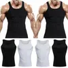Men's Body Shapers heren slanke shapewear corset vest shirt compressie buik buik buik controle slanke taille ciner ondergoed tank