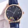 New Classique 5177 Watch 5177BR/29/9V6 CAL777Q Automatic Movement Mens Watch 38mm Rose Gold Case Date Top Gents Business Watches Brown Leather Strap