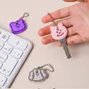 Porte-clés de dessin animé mignon en Silicone, chat et chien, housse de protection pour contrôle des clés, porte-bouchon anti-poussière, cadeau pour femmes