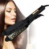 Hårrätare Fyrväxelstemperaturjustering Keramisk Tourmaline Ionic Flat Iron Hair Rätare För Kvinnor Förökningspanel