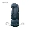 Museum Decorative Advertising Inflatable Cartoon Moai 3m Height Full Printing Air Blown Balloon Model Easter Island Stone Statue Replica For Park Decoration