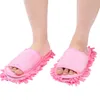 ly Mikrofaser Mop Slipper Haus Boden Fuß Schuhe Lazy Polieren Reinigung Staub Werkzeug TE889 210728