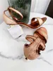 Casual Designer Sexy Lady Fashion Women Sandals Gold Glitter Strass Strappy Peep toe Slingback High Heel Stiletto Stripper Shoes Slipper Sandalias