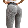 Mulheres High Cintura Leggings sem ver através de grosso Fitness Legging Butt Elevador Sem Emenda Legins Gym Scrunch Booty Push Up Calças 211216