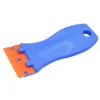 Blue Handle Scraper With Orange Plastic Blade Razor for Glue Film Sticker Remove Cleaning Tools Wholesale