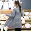 Ultralight Winter Jacket Kvinna Parka Coat Feminina Long down Plus Size Hooded Duck Women 210608