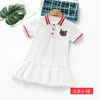 Girl's Dresses Dress For Girls Summer 2022 Short Sleeve Kids Sports Baby Girl Teenis Children Clothing Vestido 2 6 8 10 11 Years