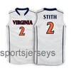 13アンソニージル2 JRスミス15 Malcolm Brogdon Virginia College Basketball Jerseyステッチカスタム任意の数字