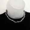 Chains Punk Style Barbed Wire Choker Stainless Steel Necklace HipHop Women039s Accessories Gothic Mens Jewellery Unisex 2021 G1407684