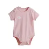 Pagliaccetti Born Baby Clothes Body a maniche corte 100% morbido cotone a fibra lunga per ragazza e ragazzo