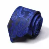 Cravatta da uomo classica tinta unita a righe fiore floreale 7,5 cm cravatta jacquard accessori abbigliamento quotidiano cravatta regalo festa di nozze