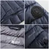 Męska kurtka zimowa Tiger Męska Kurtka Przypadkowa Bawełna Brand Casual Moda Casual Outdoor Men Coat Parkas 7071 210819