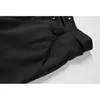 Siyah Tasarım Suit Pantolon Kadın Çift Yüksek Bel Bahar Ofis Bayan Uzun Pantolon Katı Gevşek Geniş Bacak Kadın 210515