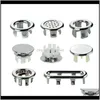 Other Toilet Bath Home & Garden Drop Delivery 2021 1Pc Chrome Trim Plastic Overflow Spare Er Bathroom Supplies Ceramic Basin Spilled Water Si