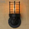 Vägglampa mode industriell vintage industri enkel europeisk stil matsal sovrum korridor lampor sconces