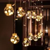 Outdoor Christmas Lights Holiday Easter Wedding Party Decor 7W LED Curtain Lamp Glass Ball Hanging String Light Home Y0720