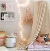 Baby myggnät hängande barn sängkläder kupol spjälsäng Canopy gardiner för sovrum lek hus tält läser leka hem inredning