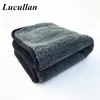 Lucullan 1400GSM Ultra Absorbancy Lyxbil Tvättduk Pad Super Soft Premium Microfiber Torka Waxing Polishing Handduk