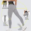 Outfit Yoga Strój Ningmi Kobiety Siłownia Spodnie z Haczykami Sport Hip Hafting Stretty High Waist Ćwiczenia Trening Trening Legginsy Acedwear