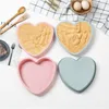 Heart shape silicone moulds Cake mold 8 inch non sticky easy to demould baking plate DIY baking tool RRE10269