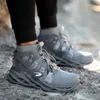 Arbetsstövlar för män oförstörbara skyddsskor Herr Ståltå Punkteringssäkra sneakers Vuxen 211007