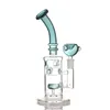 Narguilé vert dab rig fab oeuf oilrig pipe à eau en verre cool tabac bong 14mm joint femelle dab rigs