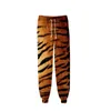 Kvinnors byxor Capris Fashion Animal Tiger Skin Kostym 3d Tryck Jogger Harem Pant Daily Casual Män Kvinnor Lång Lösa Byxor Fitness Sweat
