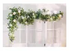 180 cm artificiais flores plantas decorações de festa de casamento fake eucalipto videira guirlanda pendurado para casamentos folha casa escritório jardim mesa mesa artesanato arte artesanato decoração