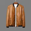 Jassen Mannen Merk Kleding PU Lederen Jas Plus Size Blazer Casual S Motorfiets Windbreake 5XL 6XL 7XL 8XL 210923