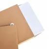 Accessori per scanner di documenti per ufficio Forniture borsa per documenti in carta kraft vuota porta documenti custodia per informazioni busta per riporre oggetti regalo gratuito KK0065HY