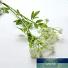 Dekoracyjne kwiaty Wieńce Nordic Annie Koronki Kwiat Długa gałąź Sztuczne z liśćmi Fleur Artifililles Wedding Decoration Pography Pro Factory Cena Expert