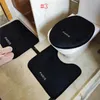 Fashion Printed Toilet Seat Covers Bathroom Toilets U Shape Mats 3pcs Sets Comfortable Non Slip Home Doormat Carpet2469