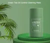 nieuwe fashional Groene Thee Reiniging Effen Masker Diep Schoon Schoonheid Huid GreenTeas Hydraterende Hydraterende Gezichtsverzorging Gezichtsmaskers Schillen paars case