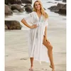 Beach Dress Long Cover up Vestido largo Verano Mujer Bathing suit ups Sarong Robe de Plage Tunic #Q939 210420