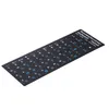 Lettres russes clavier autocollants givré PVC pour ordinateur portable clavier de bureau clavier ordinateur portable