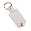 Sublimatieoverdracht Foto Sticker Keychain Gifts For Women Leather Aluminium Legering Auto Key Pendant Gift